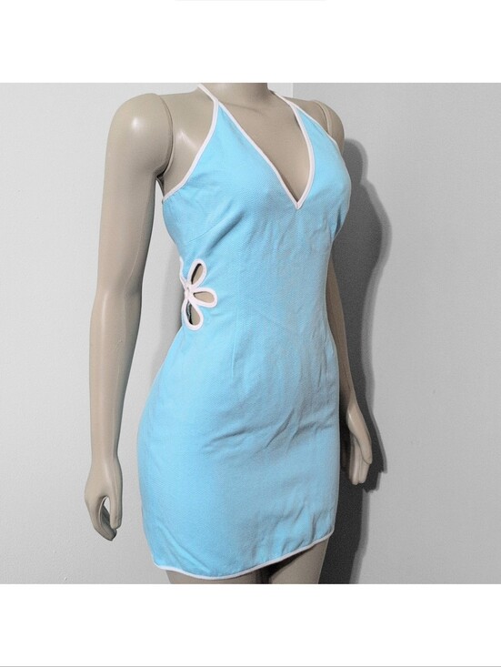 Laundry By Shelli Segal Dresses & Skirts - Vintage Laundry By Shelli Segal Halter Cut Out Mini Dress